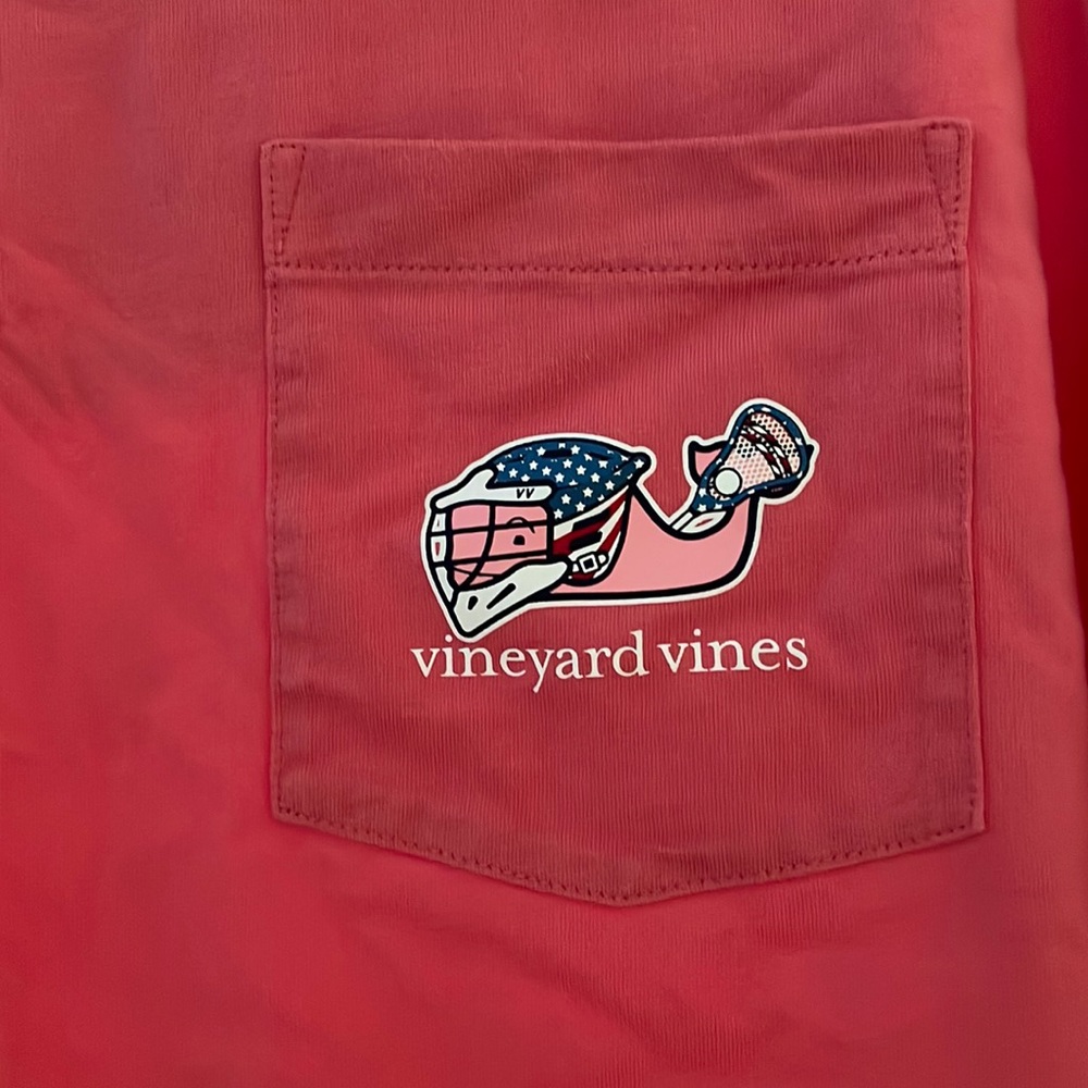 Vineyard Vines Lacrosse Whale Pocket Men’s T-Shirt SZ XXL